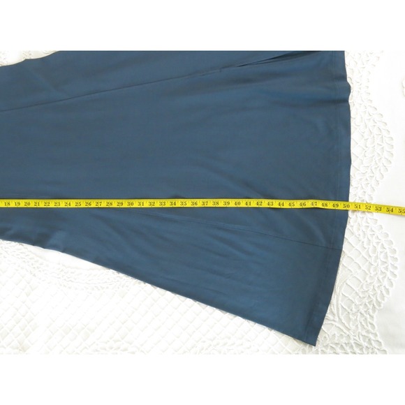 J Jill Rayon Jersey Stretch Sleeveless Dress Small A Line Tank Midi Maxi Steel - Picture 5 of 8